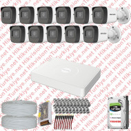 Hikvision 11 Kamera Fullhd Güvenlik Kamerası Seti 1tb Hdd